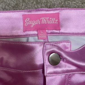 Sugar Thrillz Pink Hot Short Shorts